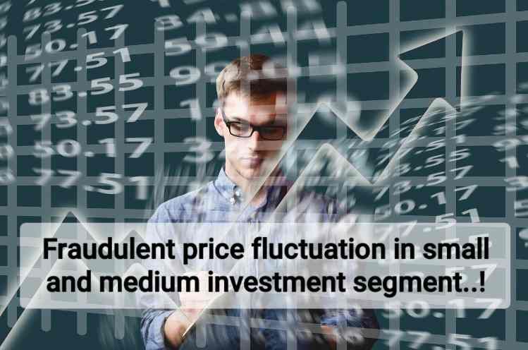 Fraudulent price fluctuations in the investment segment.