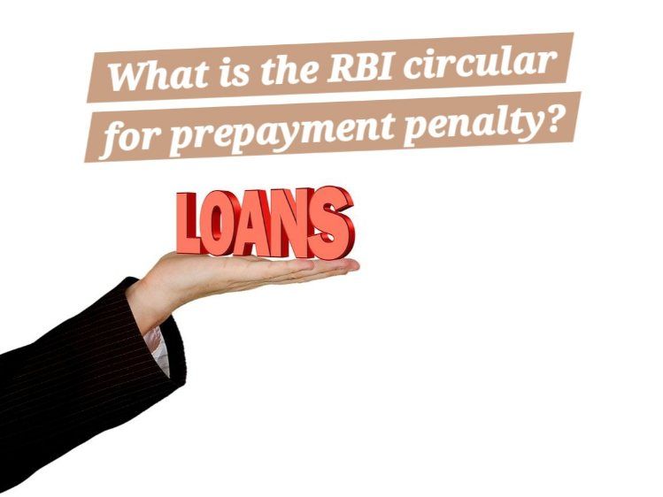 What is the RBI circular for prepayment penalty?